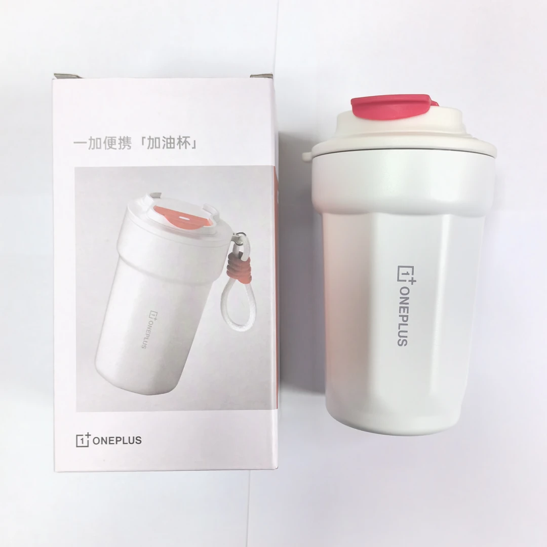 99新 ONEPLUS/一加 一加便携加油杯 304不锈钢哑光白