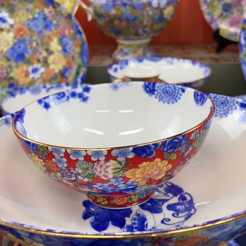 【闪购商品】陶瓷碗10红色5寸碗