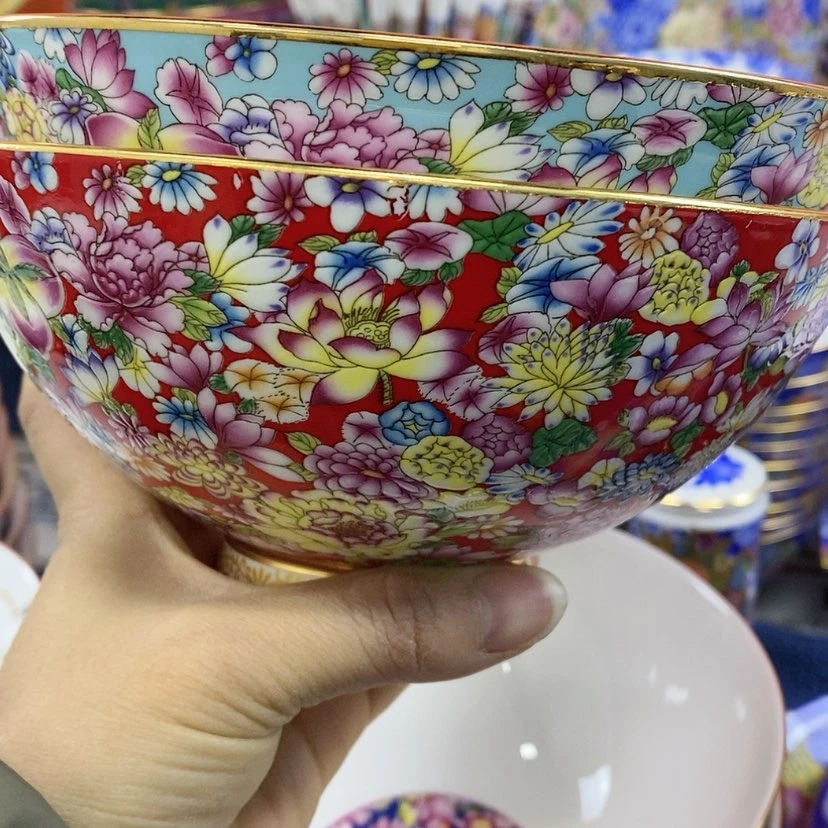 【闪购商品】陶瓷碗6寸，4只