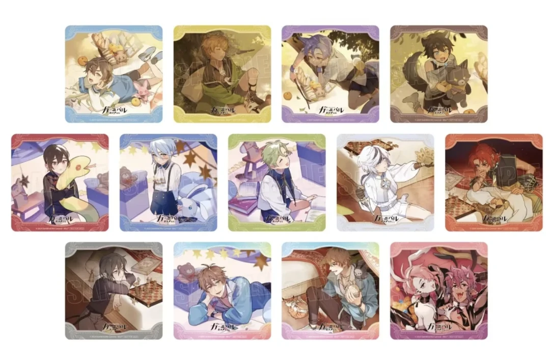 【强人锁男日韩bl转盘】纽卡gigo杯垫随机卡黑执事【盲盒拆卡】