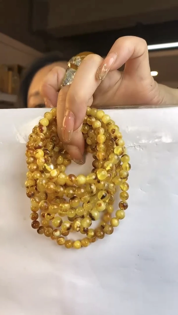 【闪购商品】琥珀手链未镶嵌多样性发一