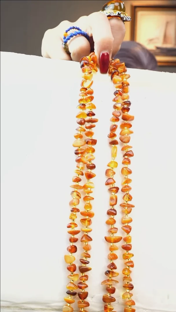 【闪购商品】琥珀颈饰未镶嵌（多样性发其一）