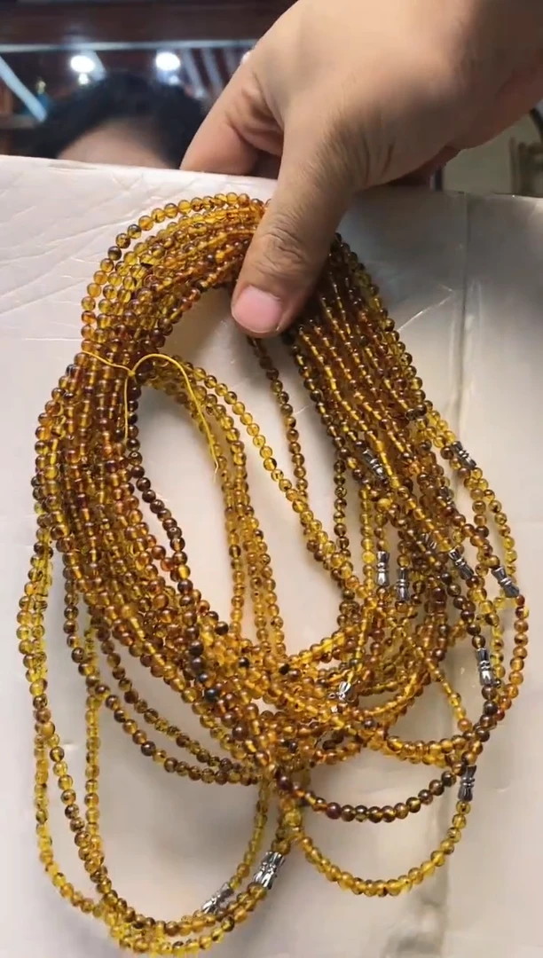 【闪购商品】琥珀颈饰未镶嵌（多样性发其一）