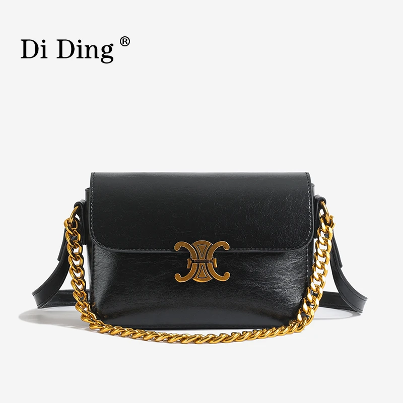 高级感包包女2024新款时尚百搭手提链条包小众设计通勤单肩斜挎包