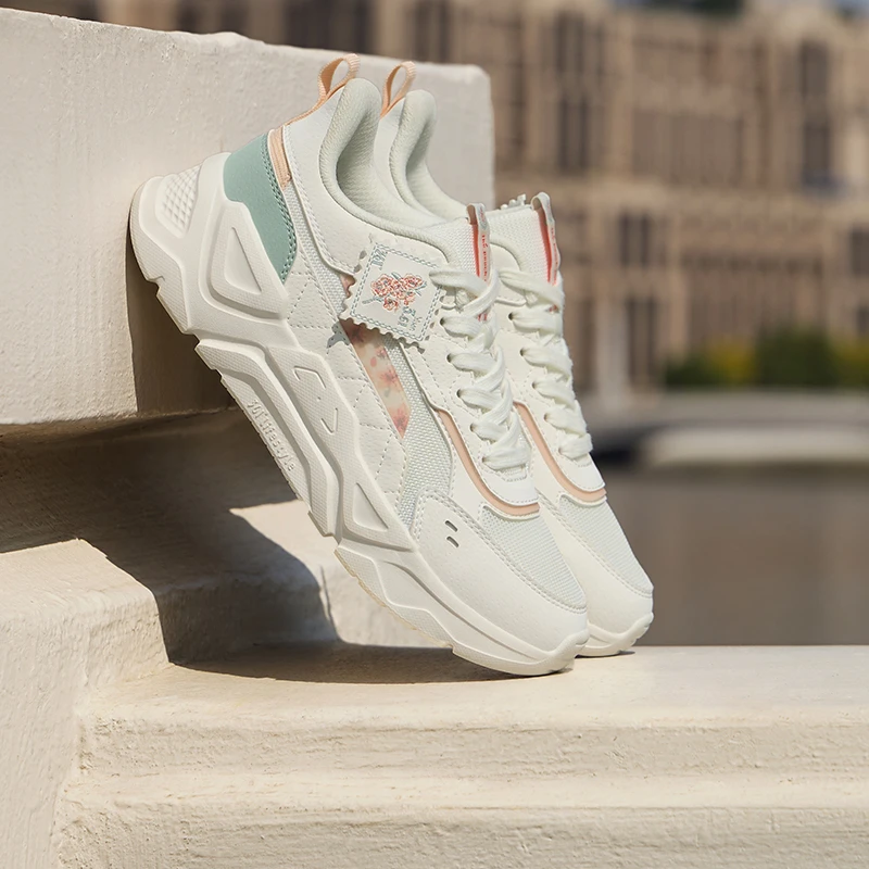 361°【川行-网面】男鞋夏季休闲时尚百搭潮流女鞋厚底鞋子人生跑鞋