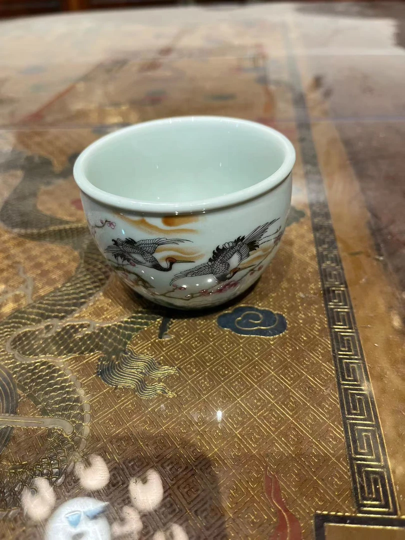 R110备用链接(所见即所得)不固定/一件 主人杯蝶恋花纯手工陶瓷
