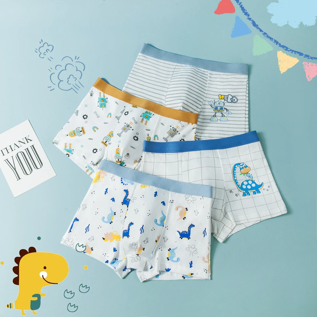 男童内裤夏季宝宝四角透气短裤头儿童大童裤头男孩平角底裤薄款