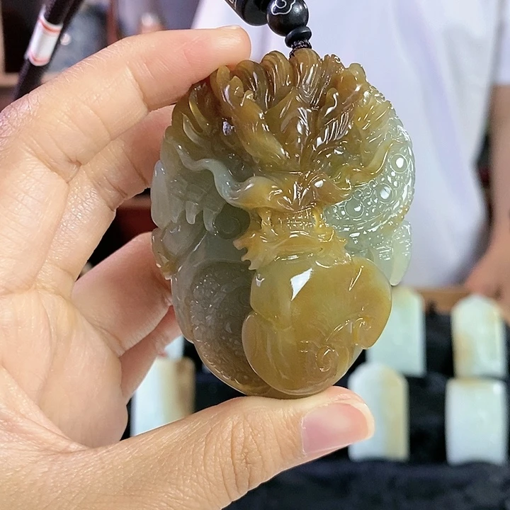 【闪购商品】和田玉吊坠双面雕刻未镶嵌