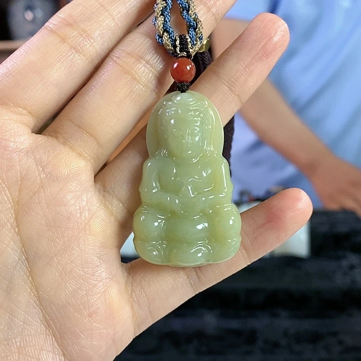 【闪购商品】和田玉吊坠双面雕刻未镶嵌