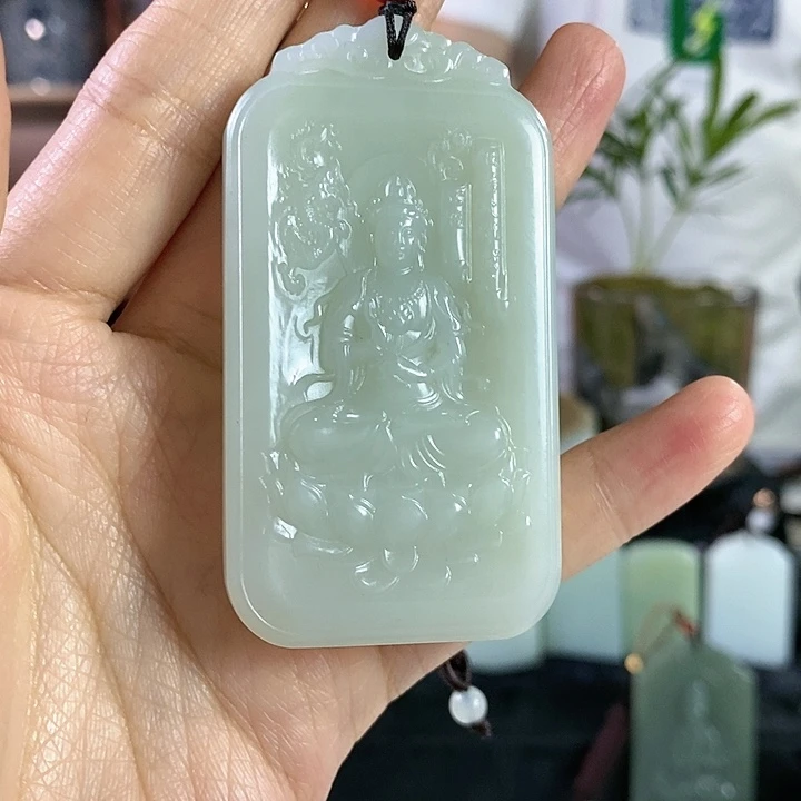 【闪购商品】和田玉吊坠双面雕刻未镶嵌