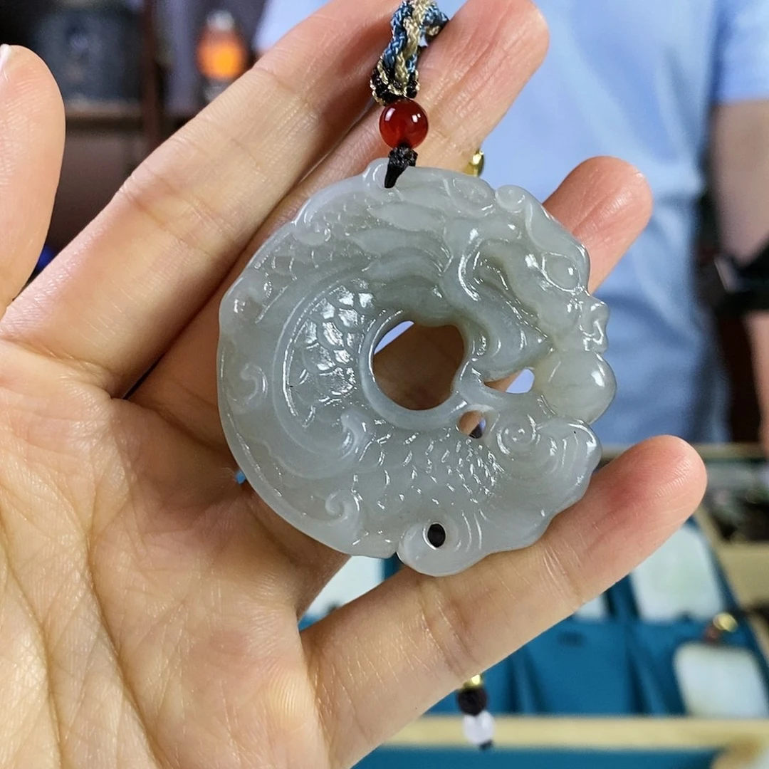 【闪购商品】和田玉吊坠双面雕刻未镶嵌