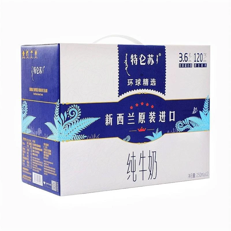 蒙牛特仑苏环球精选纯牛奶250ml*12