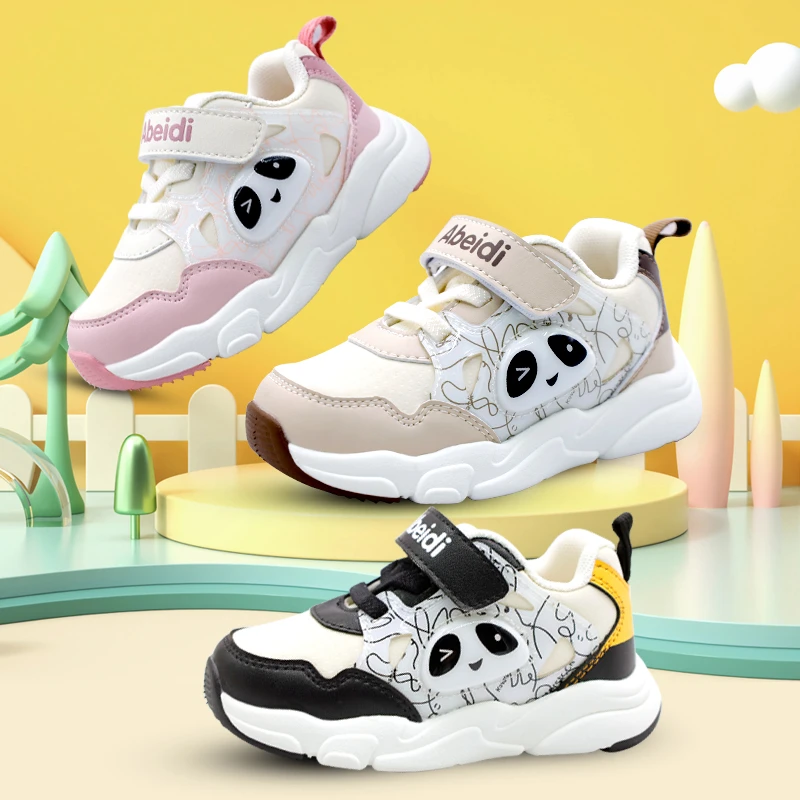 阿贝迪儿童春秋新款透气软底防滑网面机能学步鞋中童婴幼童运动鞋