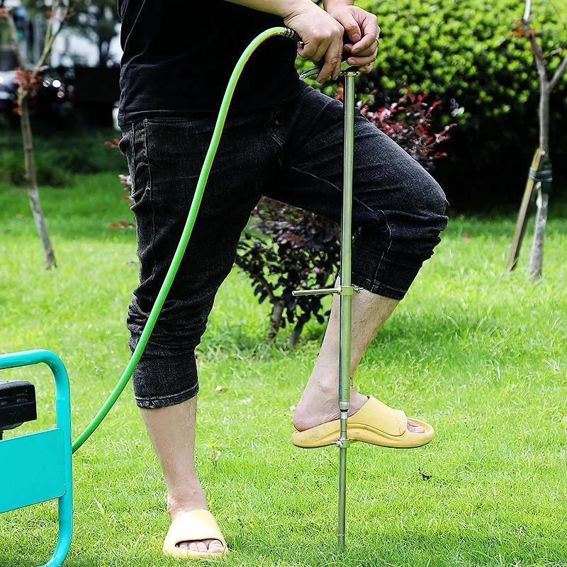 新款不锈钢长杆高压施肥枪水溶肥施肥果树根部喷雾器通用型一机