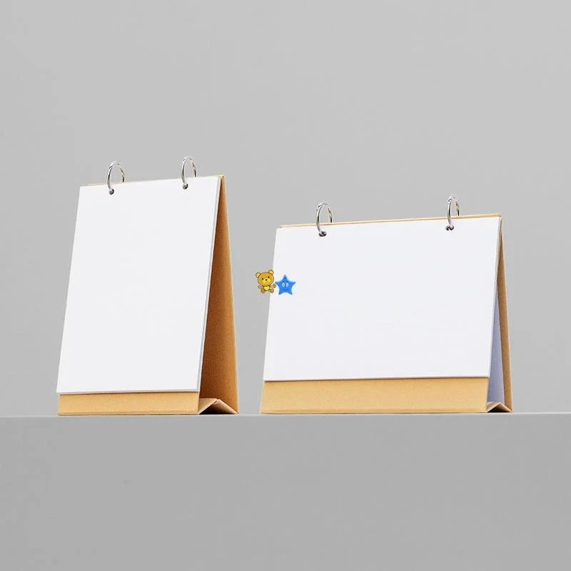 空白记事本自制可换页diy日历材料儿童手工绘画台历定制学生手绘