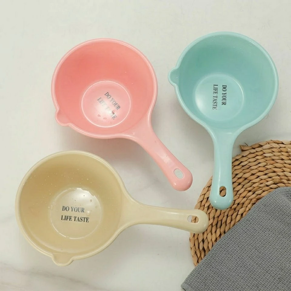 创意家用厨房塑料水瓢长柄塑料水勺儿童洗澡沐浴洗头杯水漂水舀子