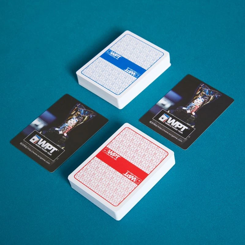 星扑克臻选WPT联合出品德州扑克牌防水扑克磨砂牌制作（WPT）