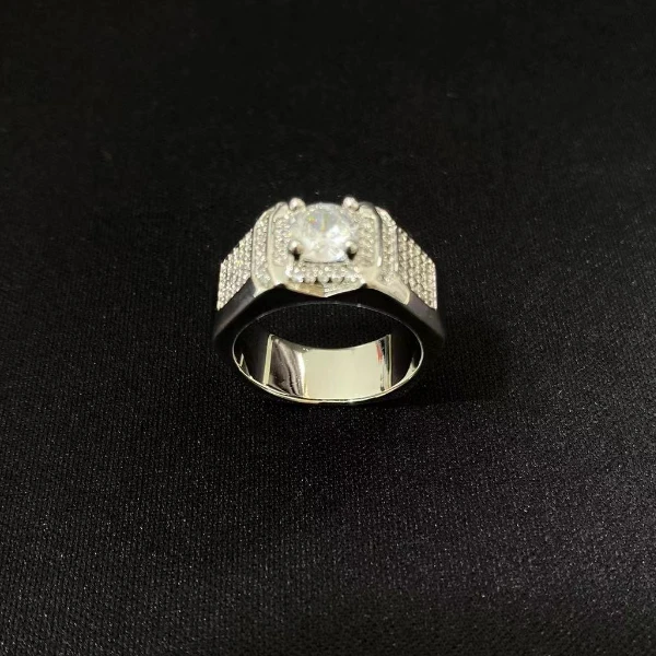 高清魔术道具魔术戒指男款 高颜值戒指反光钻戒