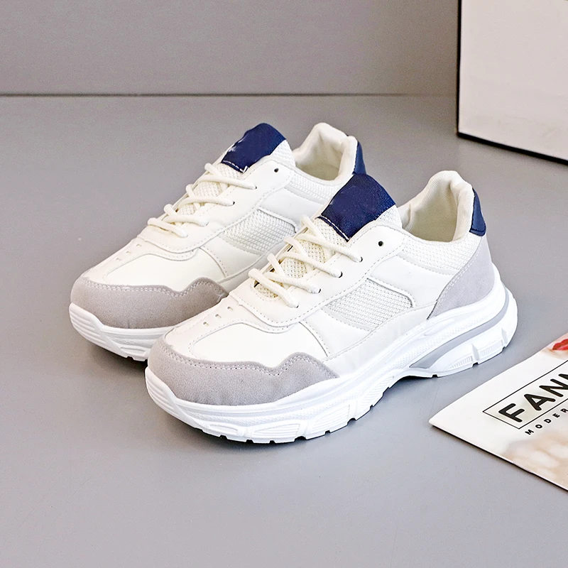 女2025春季新款学生韩版ins潮百搭厚底单鞋休闲鞋小白鞋A668//CL