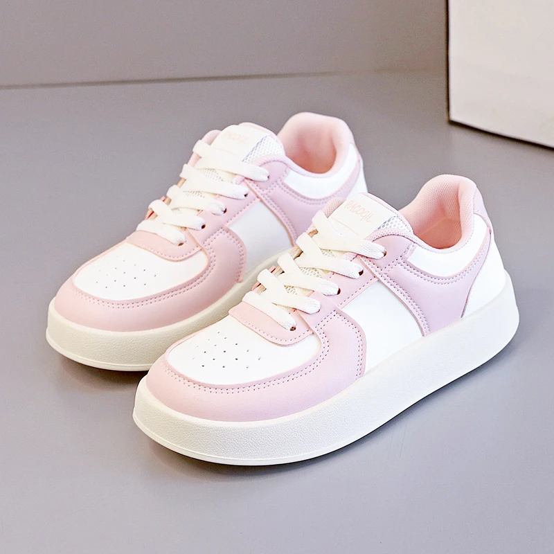 女2024秋季新款韩版ins潮百搭厚底板鞋鞋休闲鞋小白鞋P-1//C