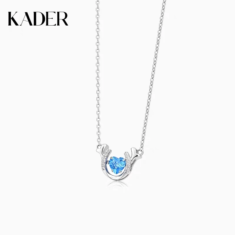 KADER/卡蒂罗 合金项链 灵动一鹿项链女925银小众送闺蜜生日礼物