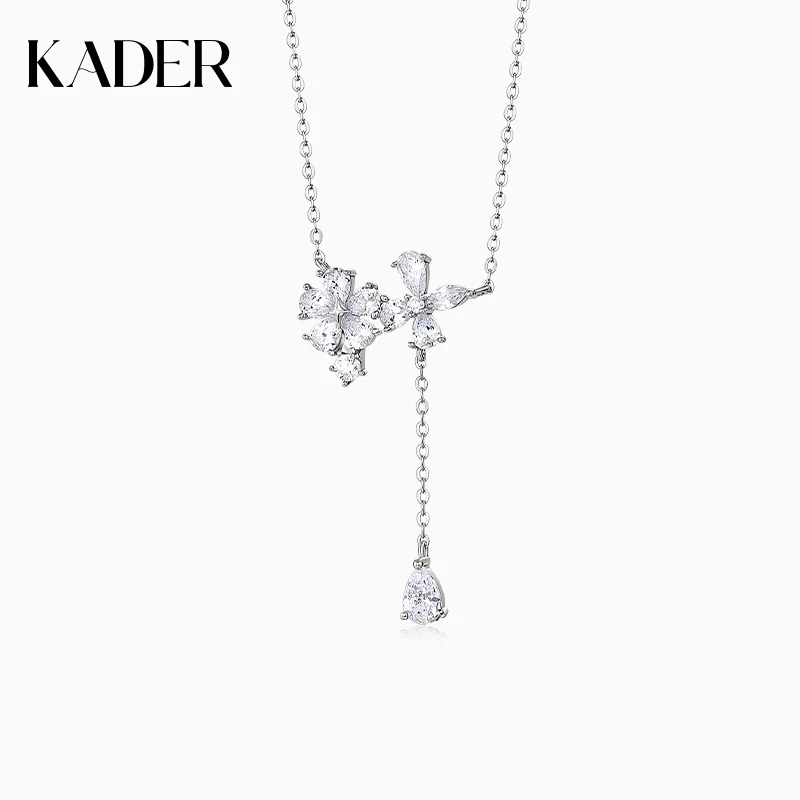 KADER/卡蒂罗 坠链均925银 花间星河项链生日惊喜时尚送女友礼物