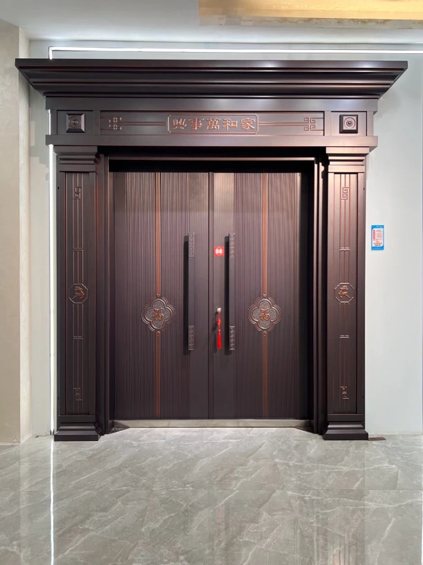 60号铝板材质别墅大门意向卡非实物