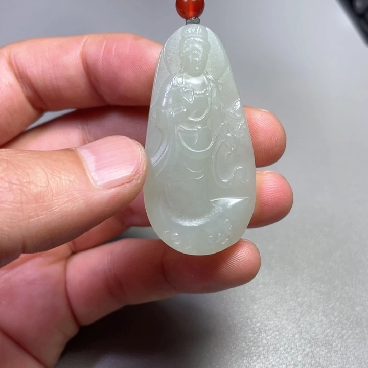 和田玉吊坠(不含链)未镶嵌悠**得