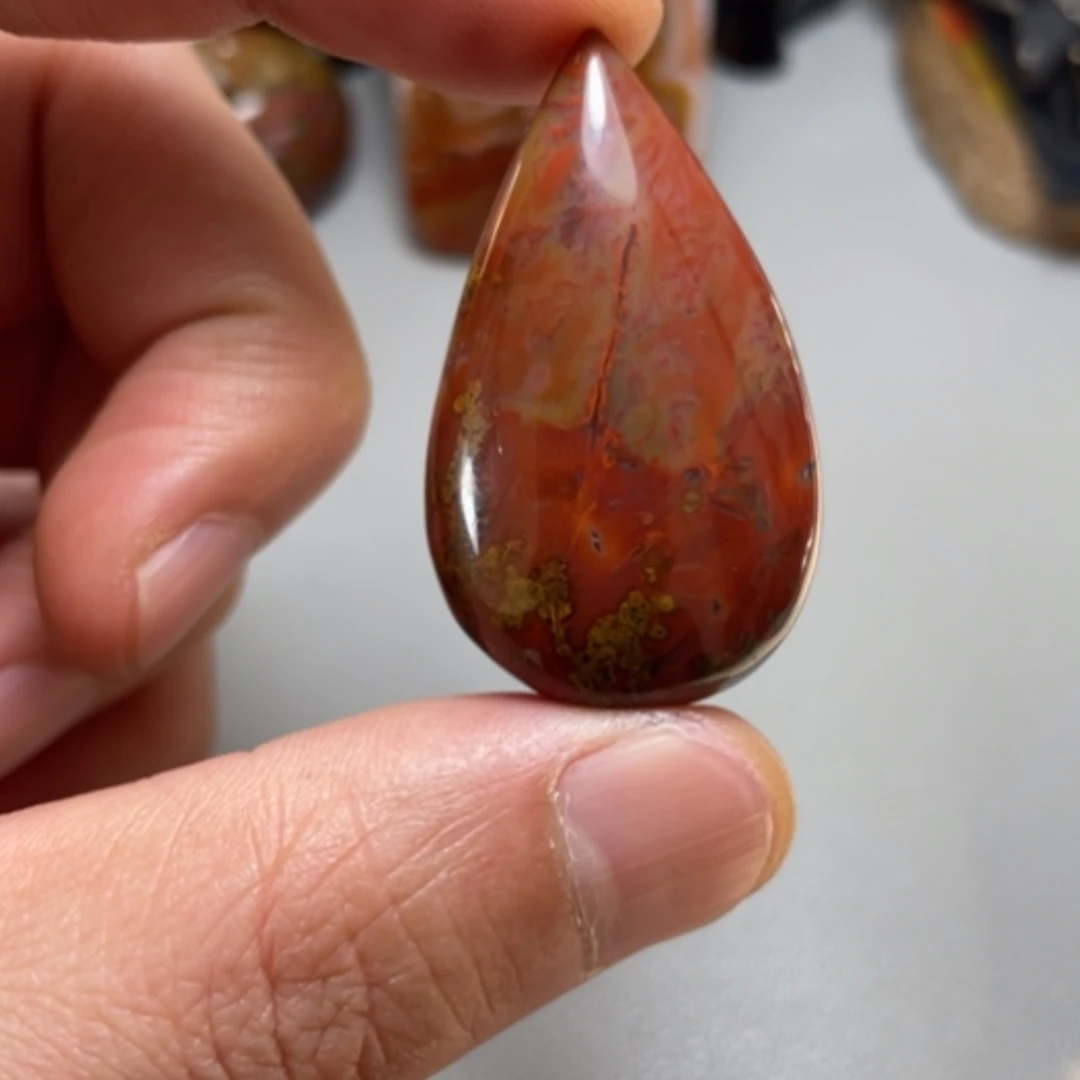 【闪购商品】玛瑙/玉髓吊坠(不含链)未镶嵌勾**趴