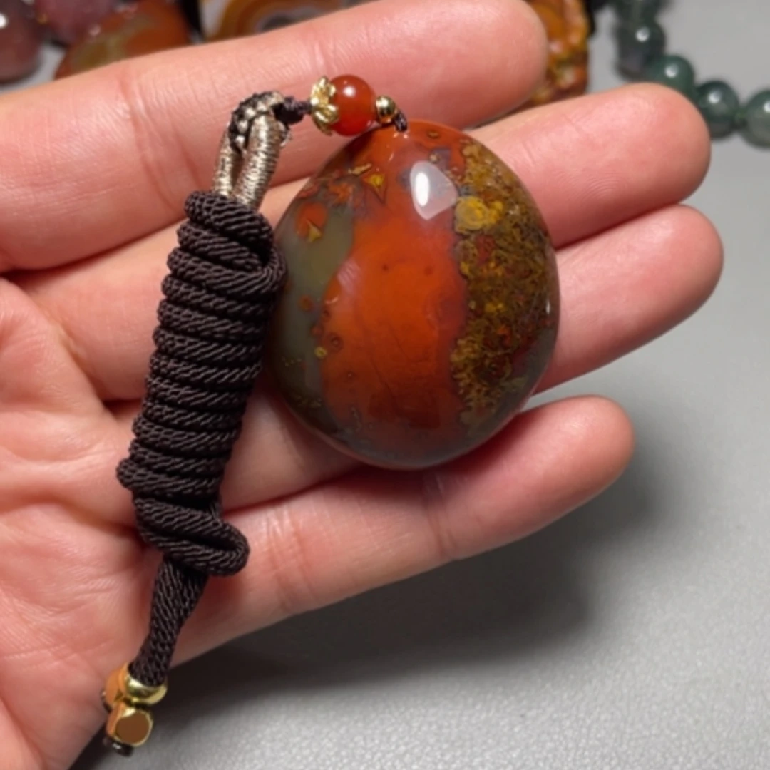 【闪购商品】玛瑙/玉髓吊坠(不含链)未镶嵌冬*