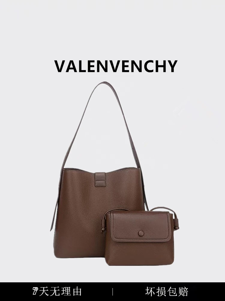 VALENVENCHY/华伦曼祺 2023秋冬轻奢女士百搭单肩子母包（送小包）