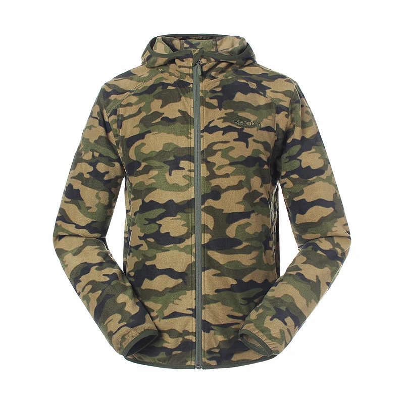 [断码特卖]MARMOT/土拨鼠运动男款春秋迷彩休闲百搭连帽抓绒衣