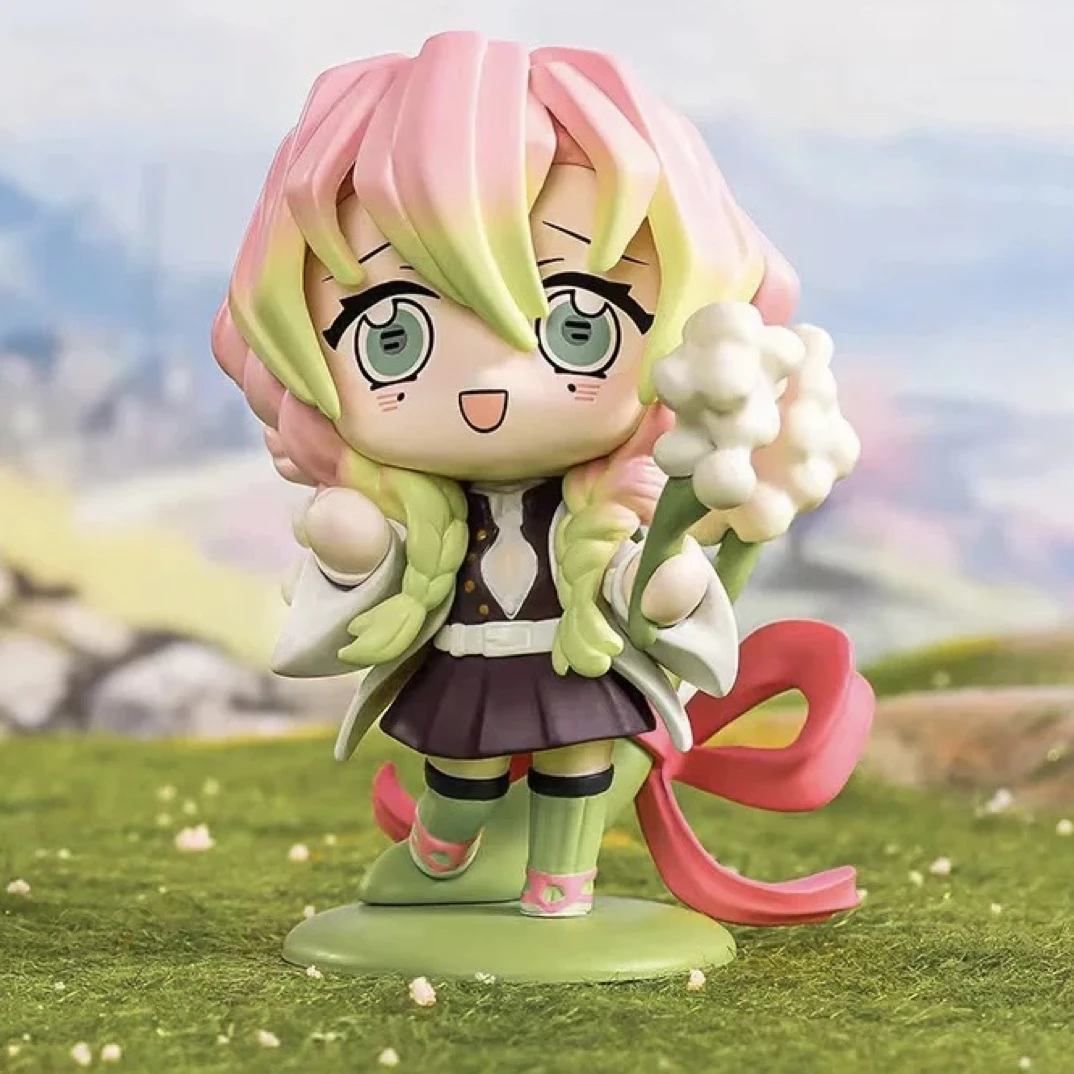 【拆盒】鬼灭之刃诞生花系列潮玩盲盒手办