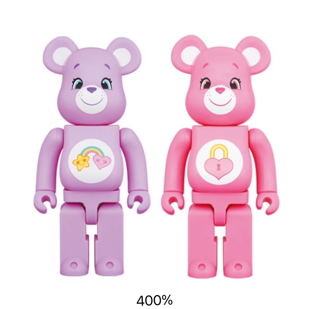 Bearbrick 积木熊 400% care bears 粉色 爱心熊 秘密熊