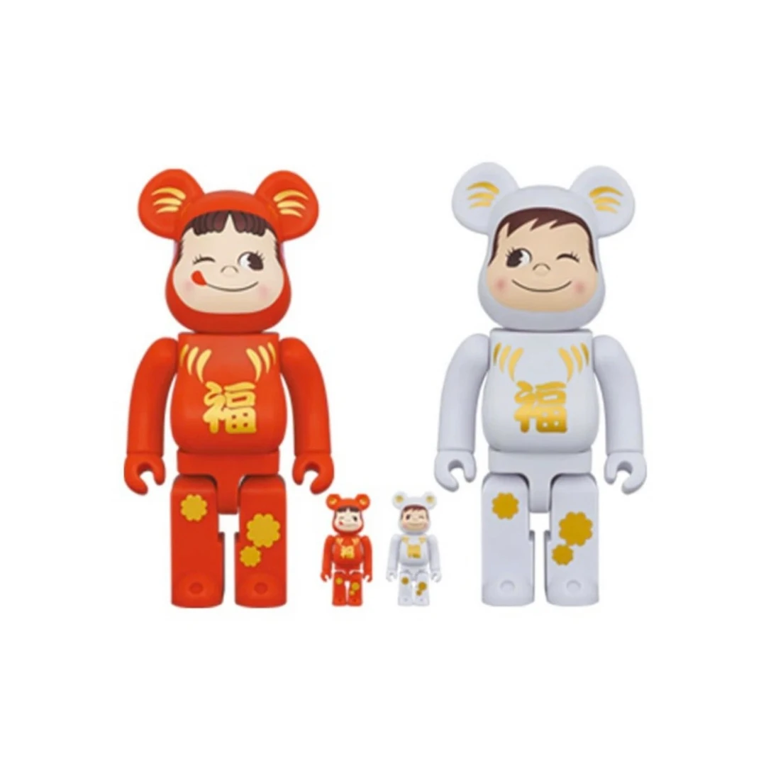 Bearbrick 积木熊 达摩 不二家 100%+400%