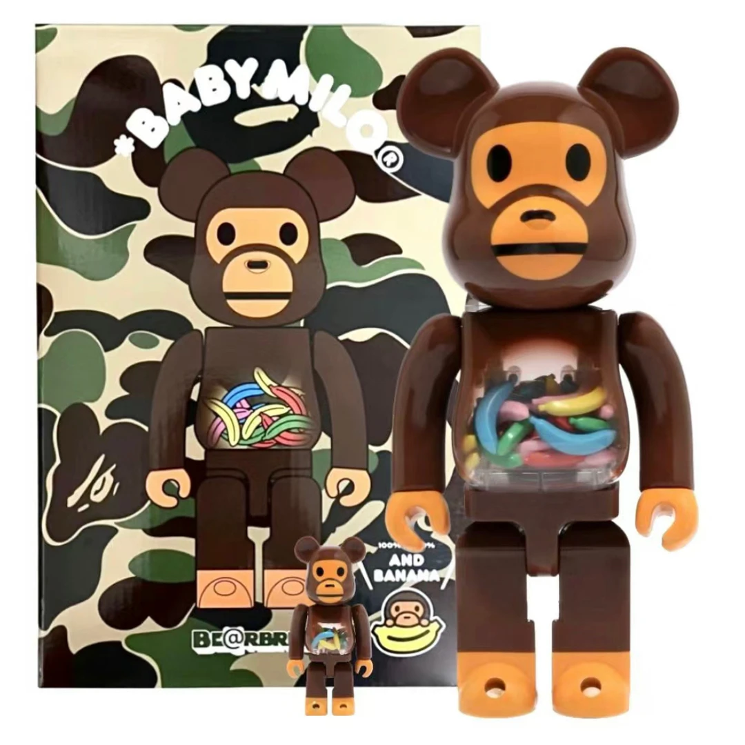 Bearbrick 积木熊 Bape milo 400%+100%/ 1000%香蕉猴