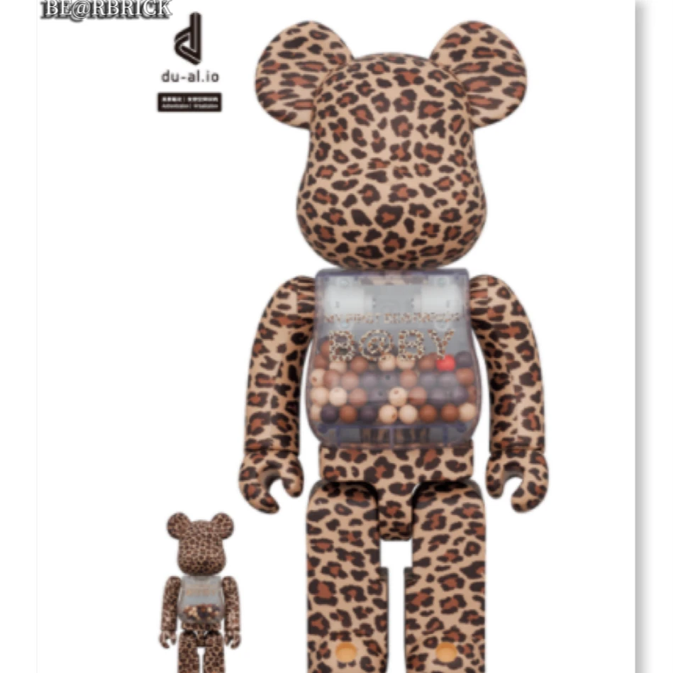 Bearbrick 积木熊  100%+400% LEOPARD Ver.豹纹千秋