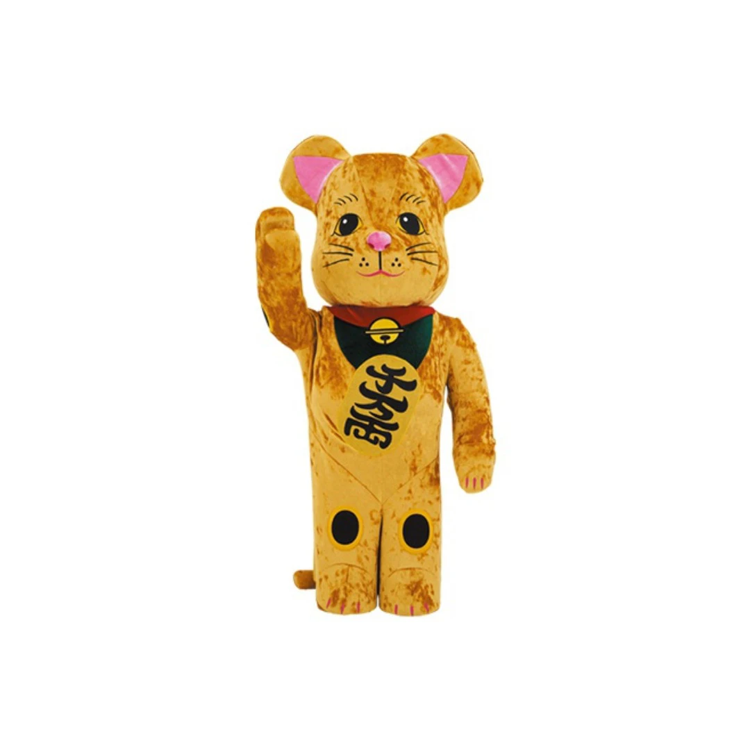 Bearbrick积木熊 千万两毛绒布艺 招财猫 1000%