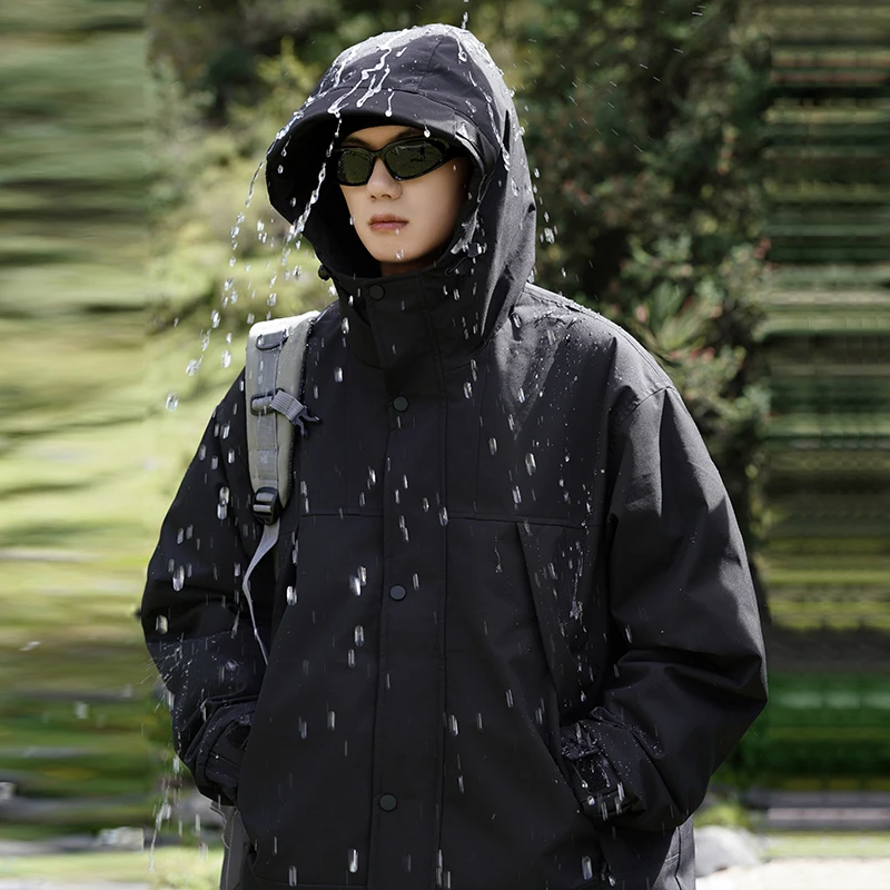 羽绒服男款爆款2024新款正品男士冬季外套青少年蒙口拜年穿搭