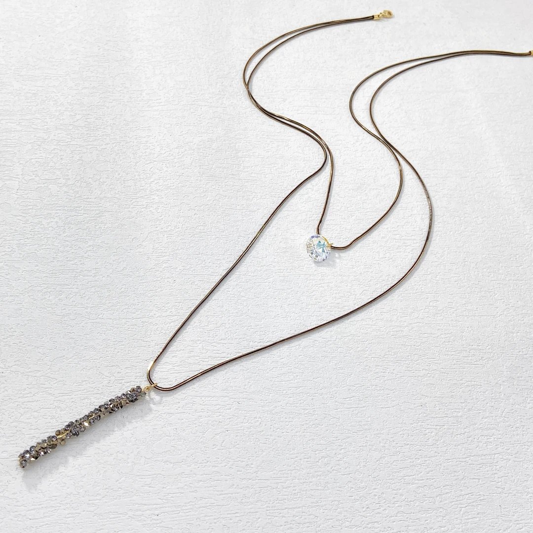 铜合金项链 ——木木（QA649）56厘米 毛衣链