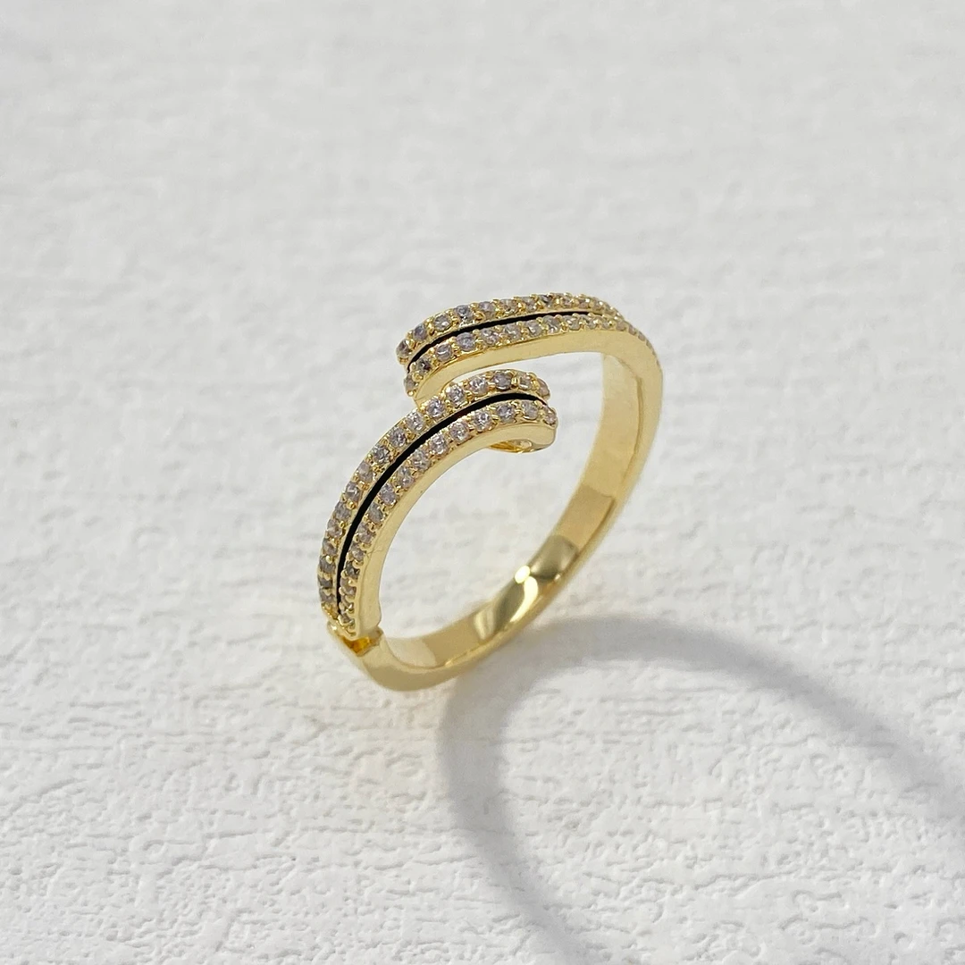 铜合金戒指 木木（QA1881）开口戒指