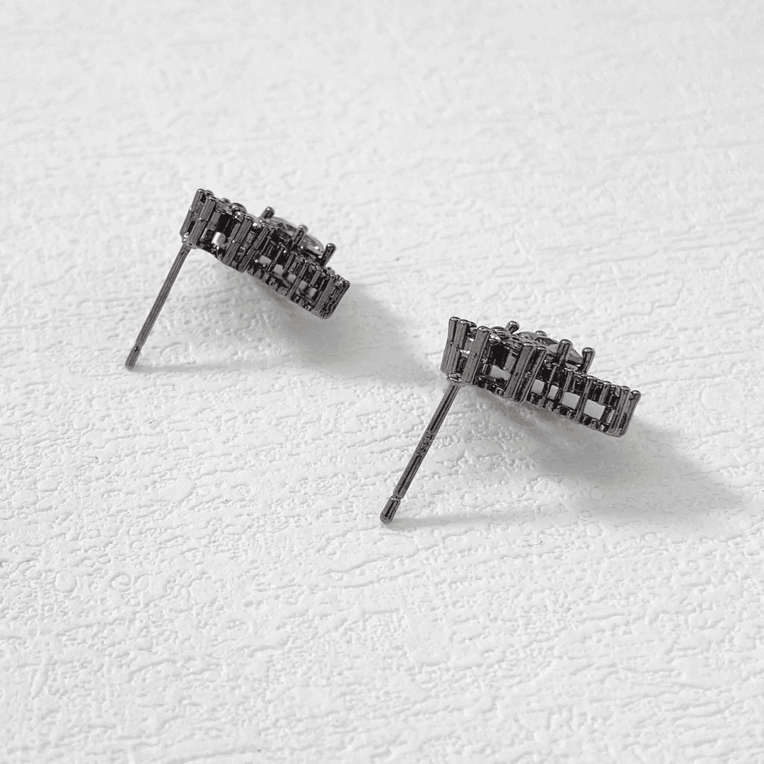 名式 铜合金耳饰——木木（RZ2607）土星耳饰