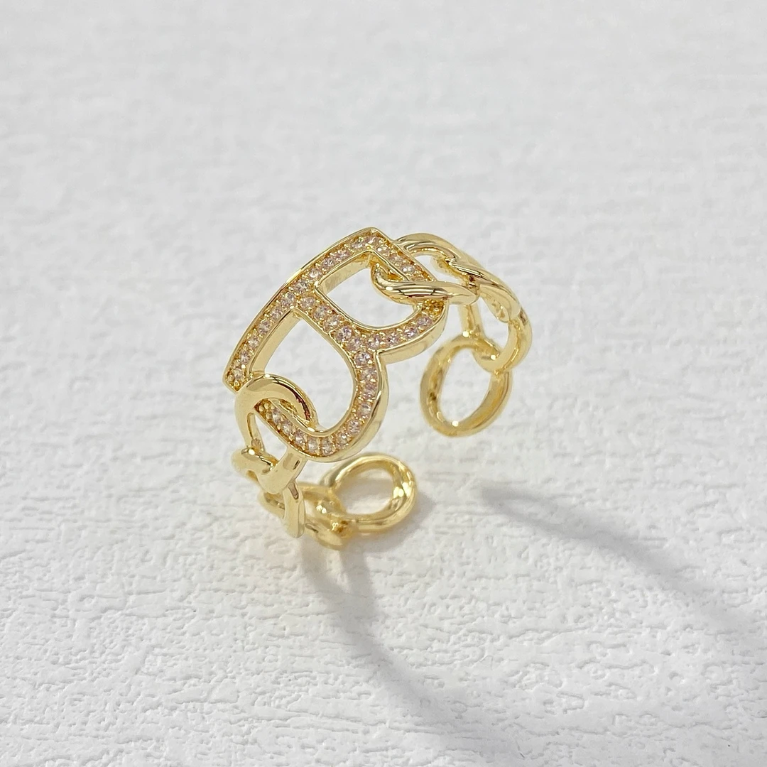 铜合金戒指 木木（QA1953）开口戒指