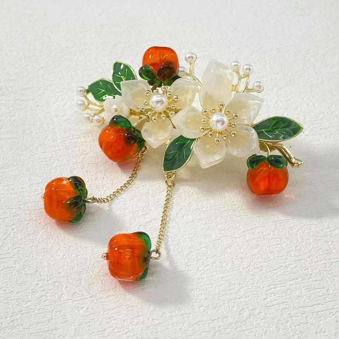 木木（RZ4192） 好柿连连一字夹弹簧夹