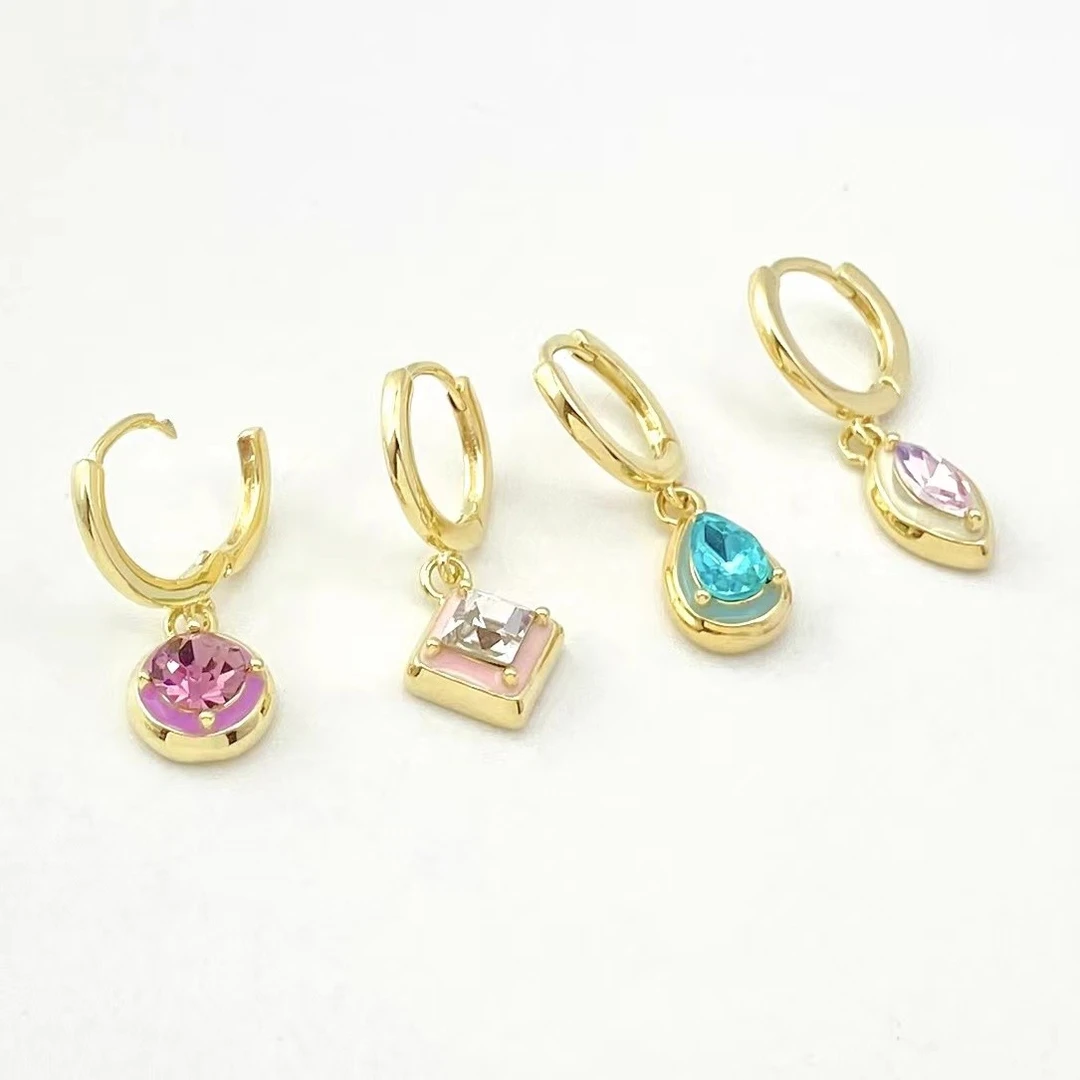 铜合金耳饰 木木（CJ3921）耳饰 四只装