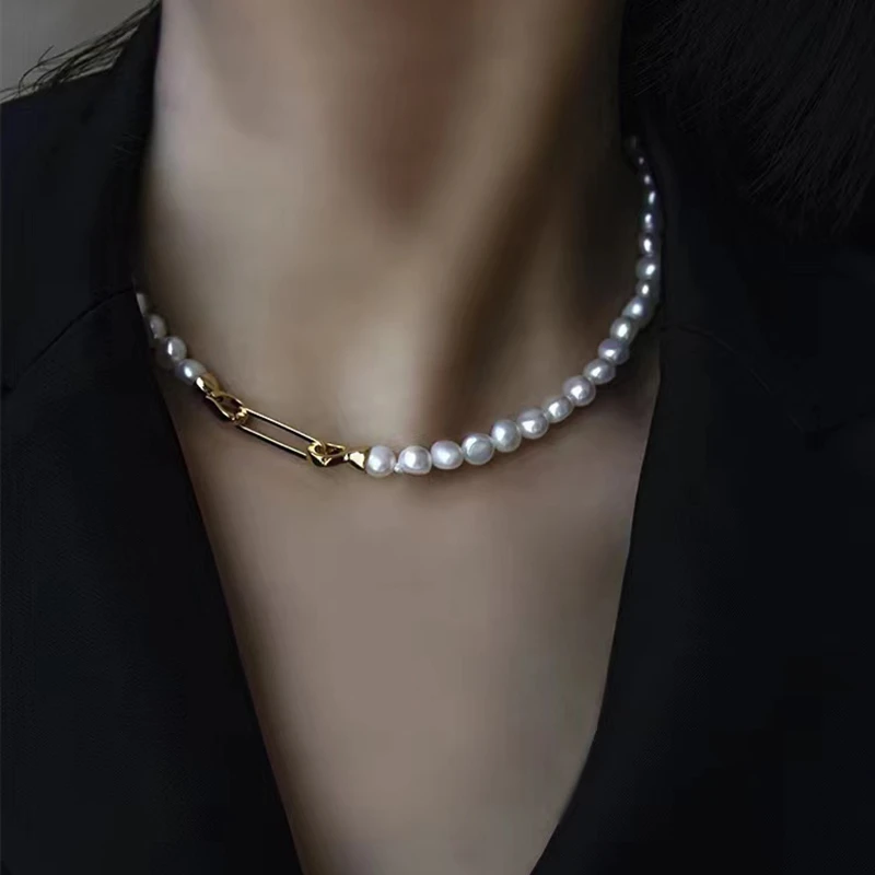 D.M.D/迪曼达 合金项链 a50巴洛克项链女法式复古优雅小众锁骨链