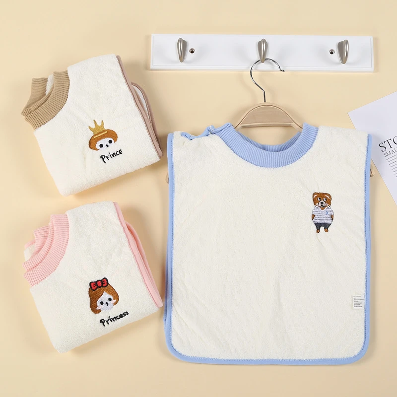 婴儿围嘴儿童洗漱巾宝宝吸水防水口水巾口水兜饭兜围兜洗脸洗漱巾
