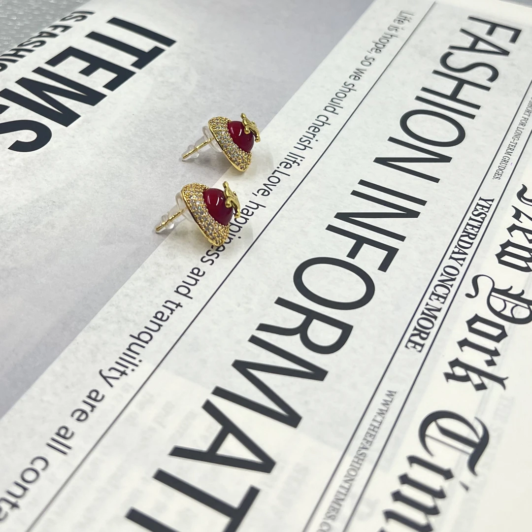 铜合金无非金属耳饰 韩版东大门新款时尚门耳钉