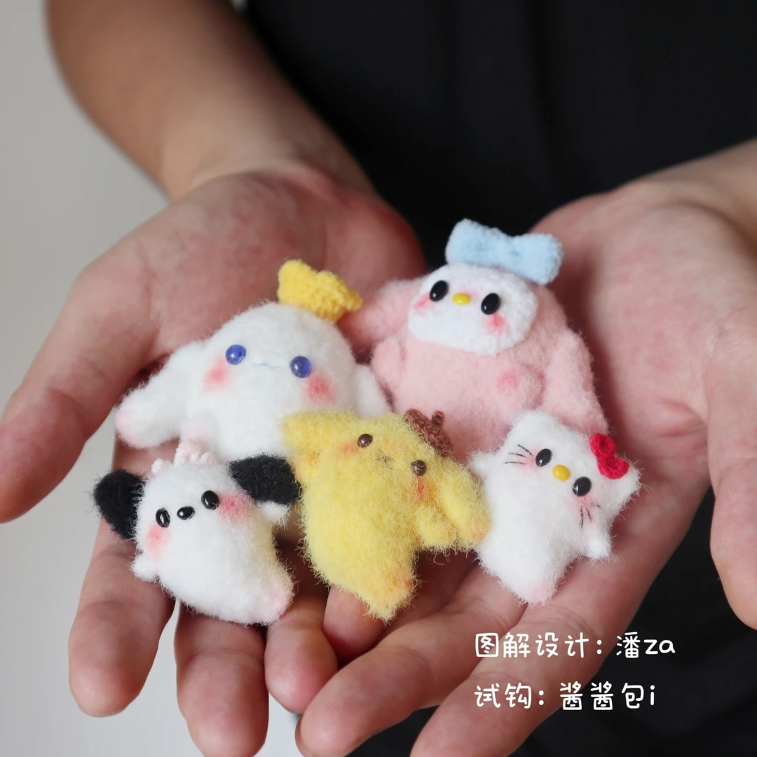 钩针人偶编织精品玩偶通用设计图解