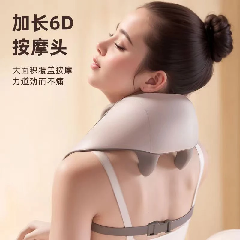新疆包邮Q斜方肌按摩器颈肩按摩腰背按摩器家用全自动按摩器